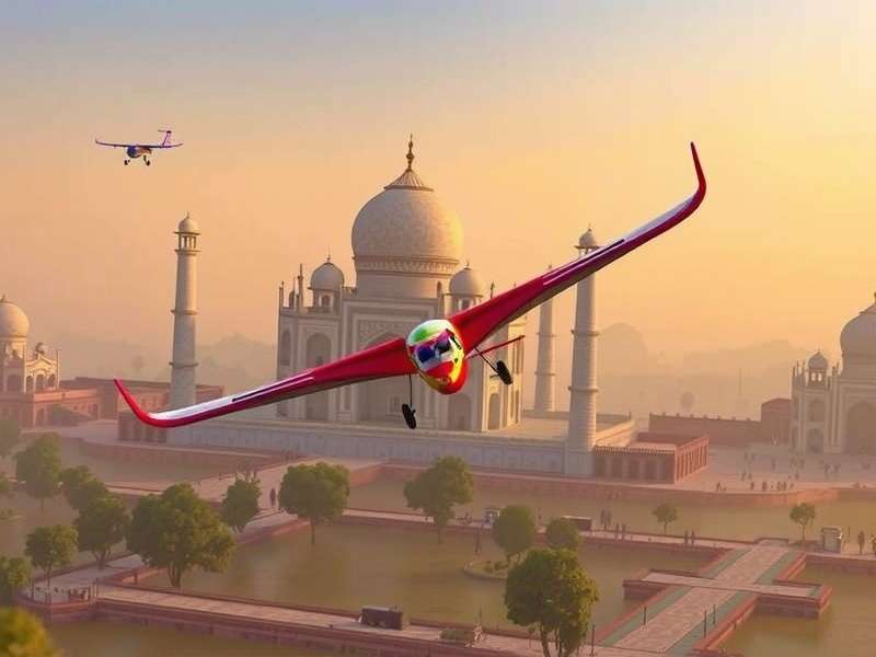 Multiplayer match in Glider Blitz India